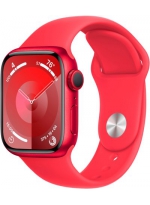 Apple Watch Series 9 GPS 41 мм Aluminium Case with Sport Band (MRXG3) S/M, red