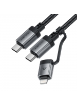ACEFAST ������ Type-C - Type-C, 8 pin C20-01, 1.2�, 3.0A, 60��, ������, �������� 