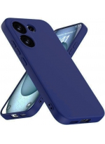 Silky Задняя накладка для Xiaomi POCO X8 Pro 5G силиконовая синий