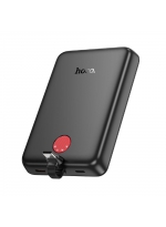 HOCO Аккумулятор внешний J133A, Triumph, 10000mAh, PD20W, Type-C, 8 pin, кабель Type-C, цвет: черный
