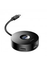 Baseus USB-������������ Baseus, 4 ������, 1� USB 3.0, 3� USB 2.0, ����: ������