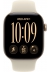 ����� ���� - ����� ���� - Apple Watch Series 12 GPS 46 �� Light Gold Aluminium Case with Sport Band (MJEN4) S/M, sand