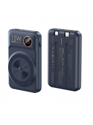 Remax ����������� �������  RPP-527, Lecho Series, 10000mAh, PD20W, QC3.0, QI, ����: ����� 