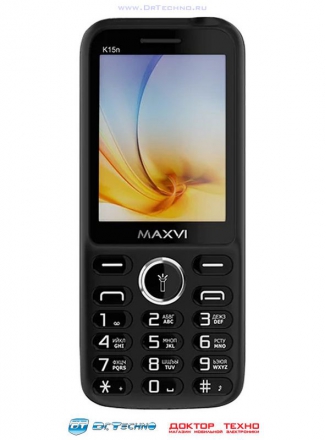 Кнопочные телефоны Maxvi K15n (Черный)