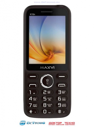 Кнопочные телефоны Maxvi K15n (Коричневый)