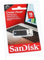 SanDisk - Cruzer Facet 16Gb USB 3.0 Black