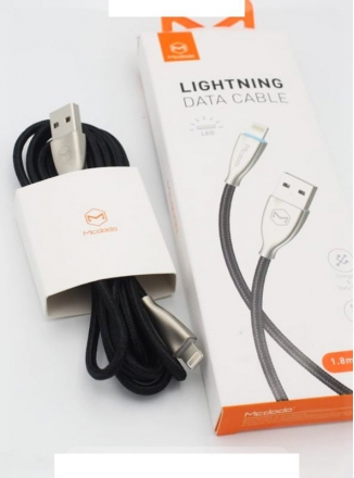 Mcdodo  USB - iPhone Lightning Excellence 1,8 LED   Black