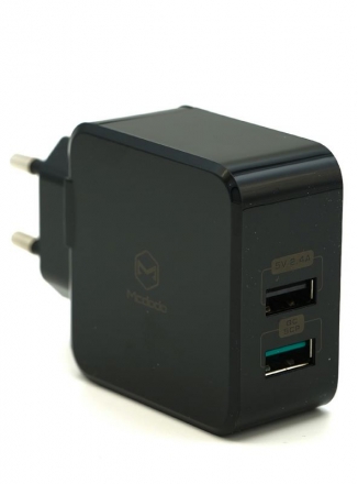 Mcdodo    2-USB 5A QC3.0 Black