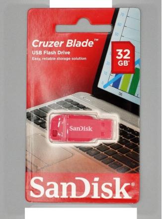 SanDisk - Cruzer Blade 32Gb USB 2.0 Pink
