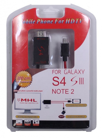 Oker  HDMI USB  Samsung I9500 Galaxy S4   