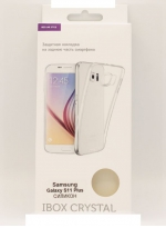 iBox Crystal Задняя накладка для Samsung Galaxy S20 Ultra силиконовая прозрачная