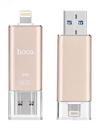 HOCO   Flash Drive-USB OTG 32Gb MFI  Apple iPhone.iPad