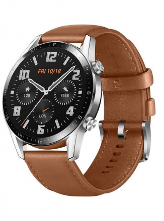 Huawei Watch GT 2 Classic 46мм, коричневая галька