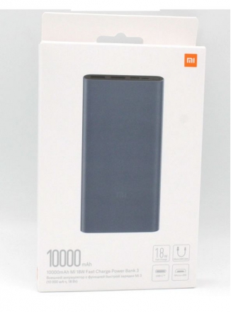 Xiaomi   Power Bank 3 10000mAh 18W (PLM13ZM) Black ()