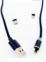 Zibelino   3  1 USB - Apple iPhone-Type -C - Micro USB   () Black 