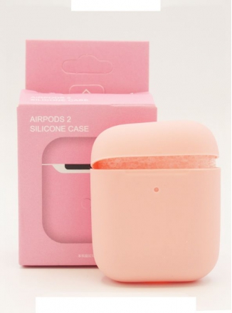 Silicone Case    Apple AirPods-Apple AirPods 2 Pink