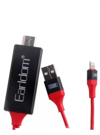 Earldom  HDMI - Apple iPhone - USB 2 Red
