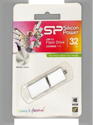 Silicon Power - LUXMINI 710 32Gb USB 2.0 Silver