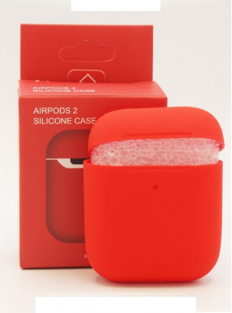 Silicone Case    Apple AirPods-Apple AirPods 2 Red