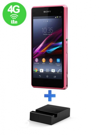 Sony Xperia Z1 Compact With Dock Pink