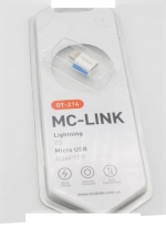 Mcdodo Адаптер Micro - Lightning White