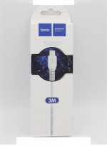 HOCO Кабель X20 USB-iPhone-iPAD 3м белый