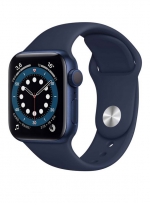 Apple Watch Series 6 GPS 40мм Aluminum Case with Sport Band (MG143), синий/темный ультрамарин 