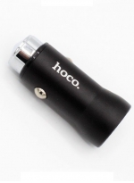HOCO Блок питания (авто) 1-USB Z4 на 2,1 ампер черный