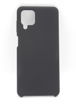 Silicon Cover Задняя накладка для Samsung Galaxy A12 силиконовая черная