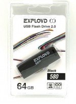 Exployd Флеш-накопитель 64Gb 580 USB 2.0 черный