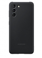 Samsung Задняя накладка для Samsung Galaxy S21 силиконовая черная
