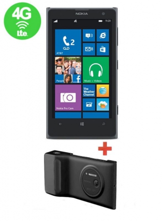 Nokia Lumia 1020 Black With Camera Grip Black 