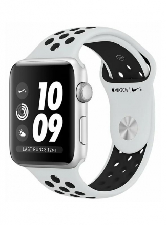 Apple Watch Series 5 GPS MX3R2 40mm Aluminum Case with Nike Sport Band Black ()