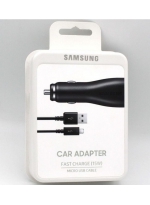 Samsung Автомобильное ЗУ + кабель Micro USB 2A черное 