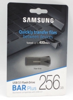 Samsung Флешка BAR Plus 256 GB, серый титан MUF-256BE4/APC 