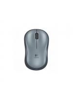 Logitech Беспроводная компактная мышь Wireless Mouse M185, серый