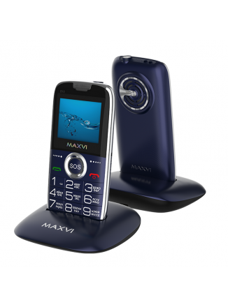 Кнопочные телефоны Телефон MAXVI B10, синий