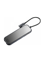 Baseus USB-концентратор Multi-functional HUB Type-C to 3xUSB+HDMI, разъемов: 4, dark grey