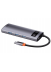  -  - Baseus USB-  Hub Metal Gleam Series 5  1 CAHUB-CX0G (Space Grey) Type-C(PD), HDMI, 3xUSB 3.0. (CAHUB-CZOG)