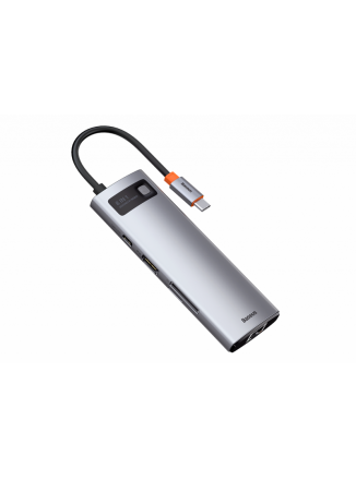 Baseus USB- HUB Type  Metal Gleam Series 8-in-1 (CAHUB-CV0G), 