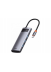  -  - Baseus USB-  Hub Metal Gleam Series 5  1 CAHUB-CX0G (Space Grey) Type-C(PD), HDMI, 3xUSB 3.0. (CAHUB-CZOG)