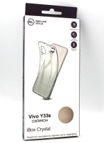 iBox Crystal Задняя накладка для Vivo Y33s силиконовая прозрачная