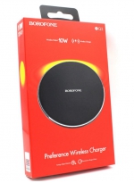 Borofone Беспроводное зарядное устройство Preference BQ3 Black