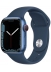   -   - Apple Watch Series 7 GPS 41mm Aluminium Case with Sport Band (MKN13) (Blue Aluminium Case with Abyss Blue Sport Band)  