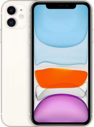 Apple iPhone 11 128 ГБ, белый, Slimbox 