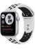 Умные часы - Умные часы - Apple Watch SE 40mm Aluminum Case with Nike Sport Band (Серебристый/чистая платина/черный) MKQT3