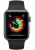 Умные часы - Умные часы - Apple Watch Series 3 38 мм Aluminium Case, серый космос/черный (MTF02)