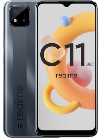 Realme C11 2021 2/32 ГБ RU, серая сталь