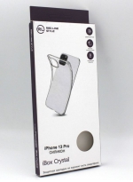 iBox Crystal Задняя накладка для Apple iPhone 13 Pro силиконовая прозрачная
