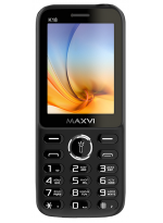 Кнопочные телефоны Maxvi K18 (Черный) 